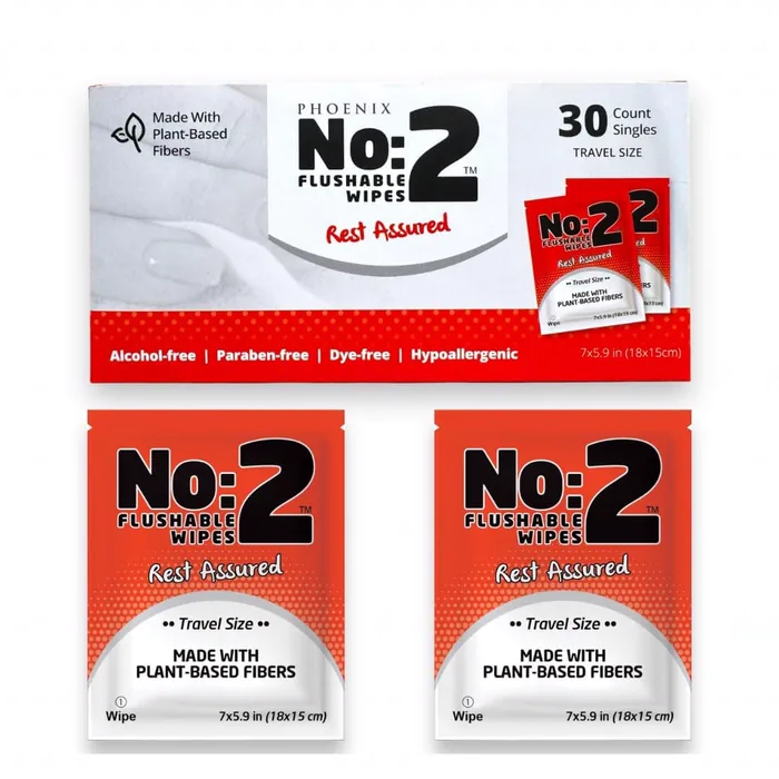 No: 2 Flushable Wipes